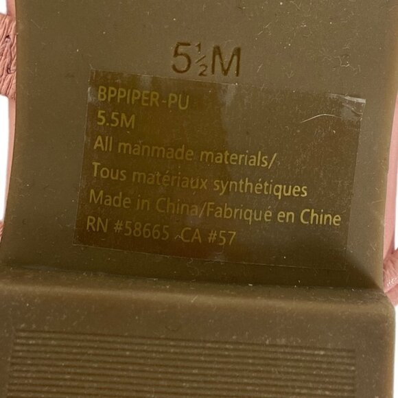 Nordstrom BP Pink Strappy Slides Sandals Size 5.5 Knotted Straps Piper Strappy - Picture 10 of 11